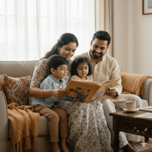 reading together for children
