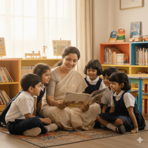 reading together for children
