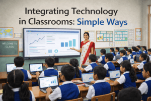 Integrating technology in classrooms at Prime World Public School Meerut